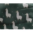 thumbnail image 4 of oneOone Georgette Viscose Teal Green Fabric Sheep Craft Projects Decor Fabric Printed By The Yard 42 Inch Wide, 4 of 4