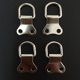 thumbnail image 1 of FOMIYES 25Ud Gancho Para Cuadros Con Doble Orificio D-Ring De Metal Color Plata Con Tornillos, 1 of 8