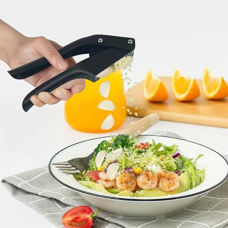 Multifunctional garlic press 2-in-1 garlic slicer garlic masher kitchen tool reusable