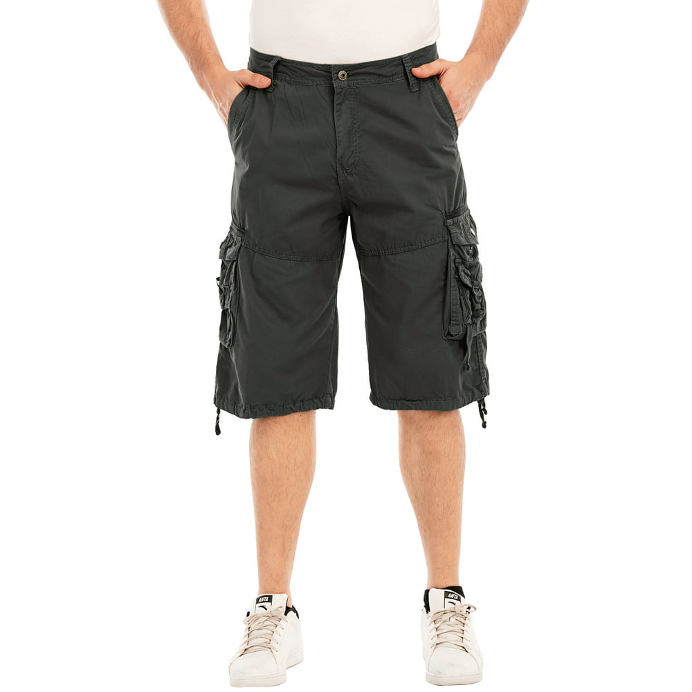 Lelinta - LELINTA Men's Cotton Twill Cargo Shorts Elastic Outdoor ...