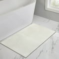 Mainstays Performance Recycled Polyester Bath Rug 24x40" Arctic White