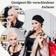 thumbnail image 5 of Jumpingount 3 unids/set Hijab Cap para mujer tela transpirable exquisita artesanía Underscarf Hijab Undercap Hijab Sombreros Azul marino+Negro+Blanco, 5 of 6