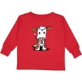 thumbnail image 3 of Inktastic Little Brown Cow Boys or Girls Long Sleeve Toddler T-Shirt, 3 of 5