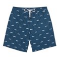 thumbnail image 6 of LRD Men's Swim Trunks with Compression Liner 9 Inch Inseam Board Short Fish Bone / Gray XL, 6 of 6