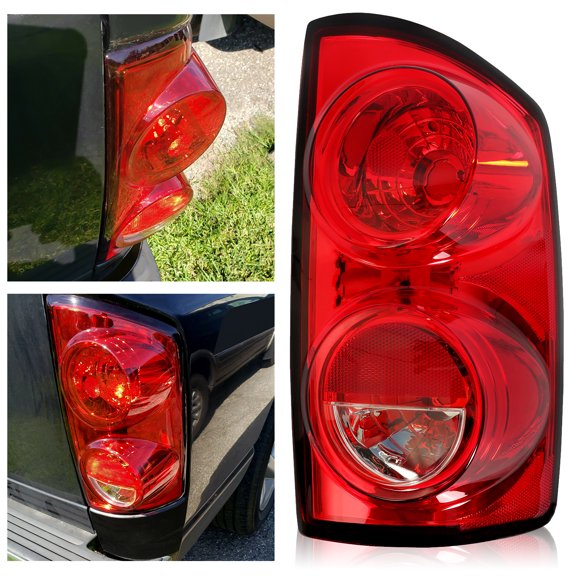 ECOTRIC Passenger Side Taillight Tail Light Signal Lamp Compatible with 07-09 Dodge Ram Pickup Truck Replacement for 55277302AC CH2801165