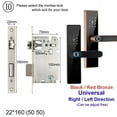 thumbnail image 2 of Serrure Électronique Bluetooth Serrure Intelligente pour Porte Serrure à Empreinte Digitale Mot de Passe Carte IC Clé pour Maison Intelligente, Maison Intelligente Intégrée, 2 of 5