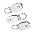 thumbnail image 4 of 3PCS Single Pulley Block Stainless Steel 360° Rotating M20 Hanging Wire Towing Wheel for Crane, 4 of 14
