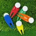 thumbnail image 3 of 5Pcs/Set Plastic Golf Divot Tool With Golf Ball Marker Golf Repair Tool Golf Accessories Blue, 3 of 6