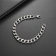 thumbnail image 2 of My Shape Fashion Cuban Chain Men Bracelet Stainless Steel 3/5/7/9mm Width Chain Bracelets Figaro Chain Boy Wrist Jewelry Couple, 2 of 5