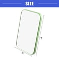 thumbnail image 4 of Desktop Foldable Makeup Mirror Bedroom HD Square Travel Portable Mirror for Girl Women Green 8"x6", 4 of 7