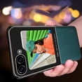 thumbnail image 4 of Allytechgroup Slim Fit Case for Samsung Galaxy Z Flip6, PU Leather Camera Lens Protective Shockproof Bumper Lightweight Hybrid Case for Galaxy Z Flip 6, Black, 4 of 8