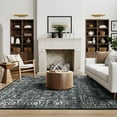 thumbnail image 5 of Moynesa Washable Area Rugs,6x9 Rugs for Bedroom Soft Rugs for Bedroom Aesthetic Boys,Retro Distressed Non Slip Throw Rug Carpet Dining Room Rugs for Under Table, 5 of 11