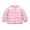 Pink, variant on Edvintorg Little Girls Jackets 24 Months Fall Winter Solid Color Long Sleeve Warm Padded Coat 1-7 Years Boys School Jackets Outerwear with Button