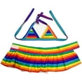 thumbnail image 4 of Dog Bikini Swimsuit,Summer Puppy Bathing Dress Beach Clothes for Puppy Dog Cat (M, Rainbow), 4 of 5