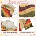 thumbnail image 4 of FORMRS Niños Short Sleeve Top and Pants Pajama Set Unisex Satin 2-Piece Sleepwear, Sizes 7-8Y, Abstract Desert Pattern, 4 of 8