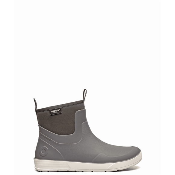 BOGS Men's Rockaway Seamless Chelsea Rain Boot Gray Multi - 73470-062