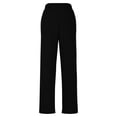 thumbnail image 4 of hotojiny Womens Sets 2 Piece Matching Outfit Short Sleeve V Neck Summer Tops Comfortable Straight-Leg Pants Casual Sweatsuits, 4 of 6