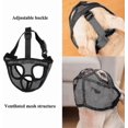 thumbnail image 3 of Dog Muzzle With Short Snout Adjustable Breathable Mesh Muzzle For English French Bulldogs Anti-bite Chewing, 3 of 5