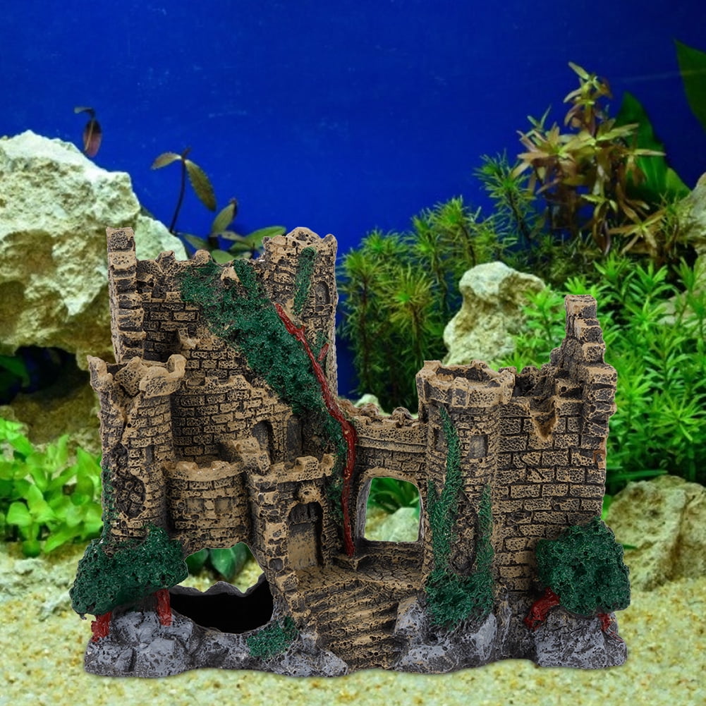 Aquarium castle discount
