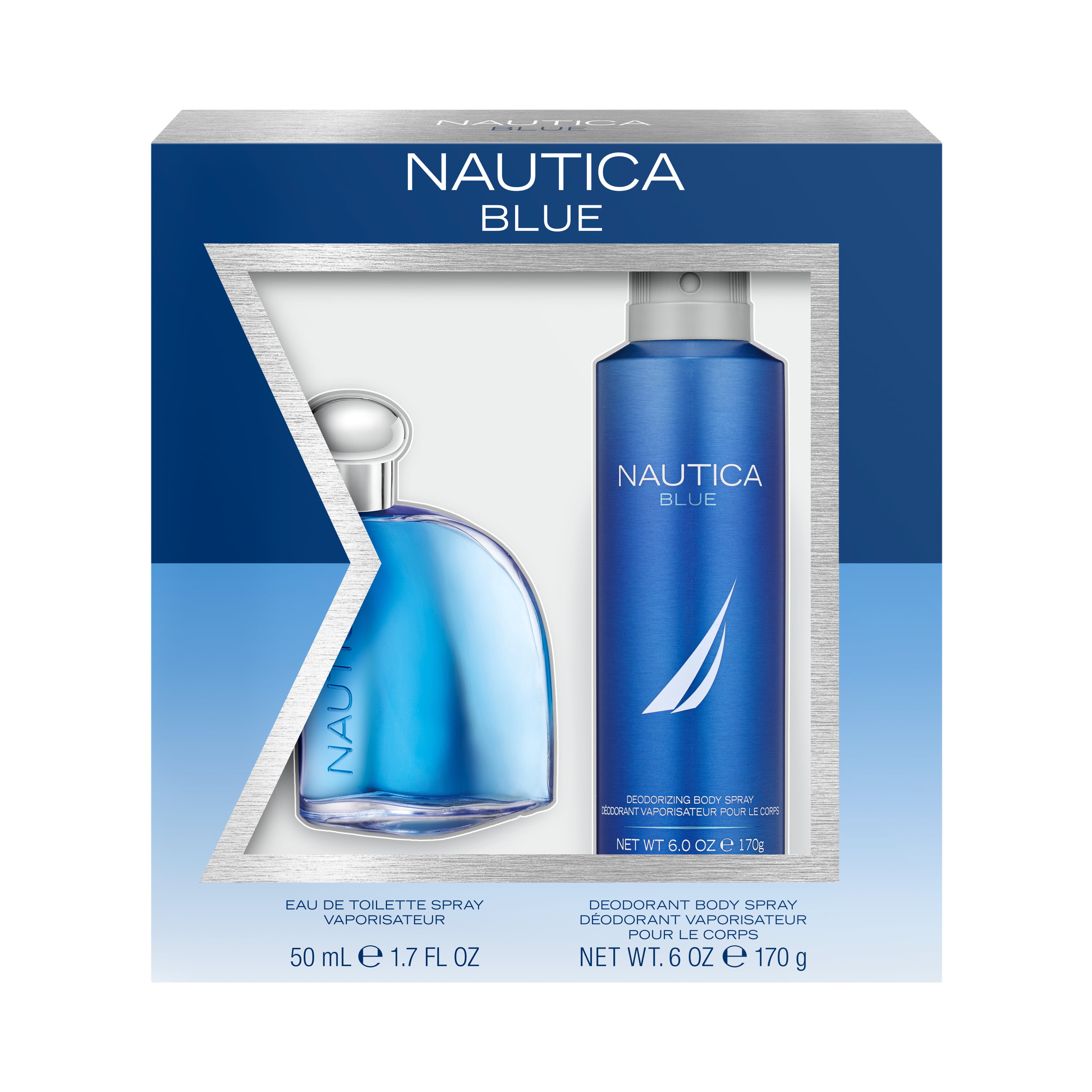 Nautica Blue Unisex Fragrance Gift Set, 2 Pieces 