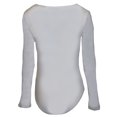 thumbnail image 2 of Brave Soul Womens Long Sleeve Low Cut Bodysuit, 2 of 4