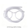 thumbnail image 4 of Yhmxh Gafas con pajita divertidas y originales, gafas con pajita flexible, gafas de plástico reutilizables con pajita, pajitas coloridas de longitud ajustable para fiestas de cumpleaños, celebracio, 4 of 6