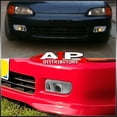 thumbnail image 3 of AJP Distributors Smoked Driving Fog Lights Bumper Lamps Set LH RH + Bulbs Switch Wiring Harness Kit Compatible/Replacement For Honda Civic EG EJ Coupe Hatchback 2/3Door 1992 1993 1994 1995 92 93 94 95, 3 of 9