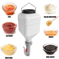 thumbnail image 2 of Dispensador de Salsa Colgante de 5,5 L de Gran Capacidad para Mostaza, Ensalada, Kétchup, Mayonesa, Etc. C, 2 of 5