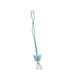thumbnail image 2 of Blue Sequin Butterfly Curtain Tieback, Adjustable Hand-Woven Rope Tiebacks with Pearl, Window Drape Holdback for Living Room Bedroom, 20 Inch, 2 of 6