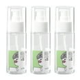 thumbnail image 1 of 3pcs Refillable Bottles Bathroom Essential Oil Empty Travel Portable Transparent, 1 of 3