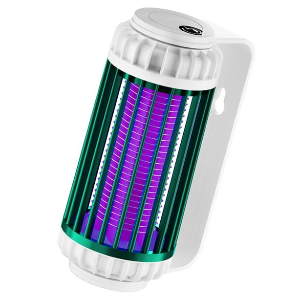 Lámpara eléctrica para mosquitos, carga USB, mata electrónico portátil, de vodores para Patio, cocina, hogar, Verde Baoblaze lampara matamosquitos