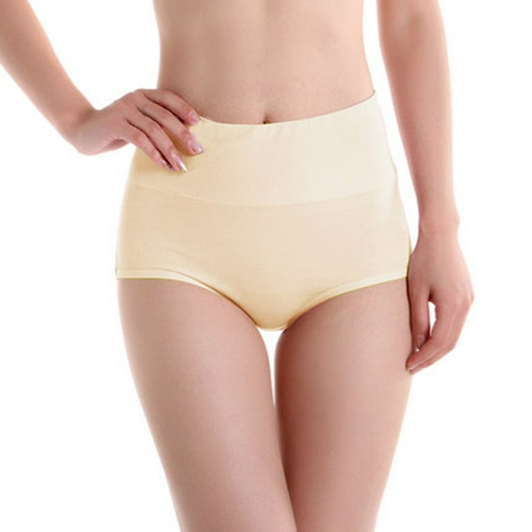 Efsteb Womens Underwear Seamless Solid Color Briefs Comfortable