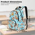 thumbnail image 6 of Uorisanigo Kawaii Otter School Backpack 4-Piece for Boys, Large Capacity Bookbag with Insulated Lunch Box, Water Bottle Bag and Pencil Holder, Breathable and Lightweight for Sports, 6 of 7