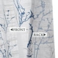 thumbnail image 6 of 2 Pcs Semi-Sheer Tier Curtains, Tree Branches Pattern Printed Rod Pocket Cafe Voile Curtain, 6 of 9