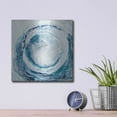 thumbnail image 4 of Luxe Metal Art 'Ocean Eye II' by Renee W Stramel, Metal Wall Art, 12"x12", 4 of 7