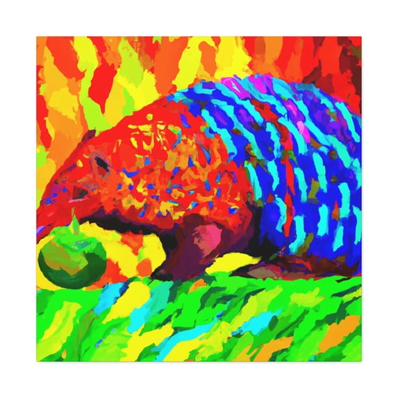 Indian Pangolin Triumphant - Canvas