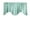 Aqua, variant on Shiny Satin Solid Scalloped Window Valance 58" Wide / 20" Tall