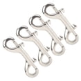 thumbnail image 2 of Mosquetones resistentes de acero inoxidable 316 de grado marino - Clips de perno de extremo doble L90MM para cadenas para mascotas, 2 of 8