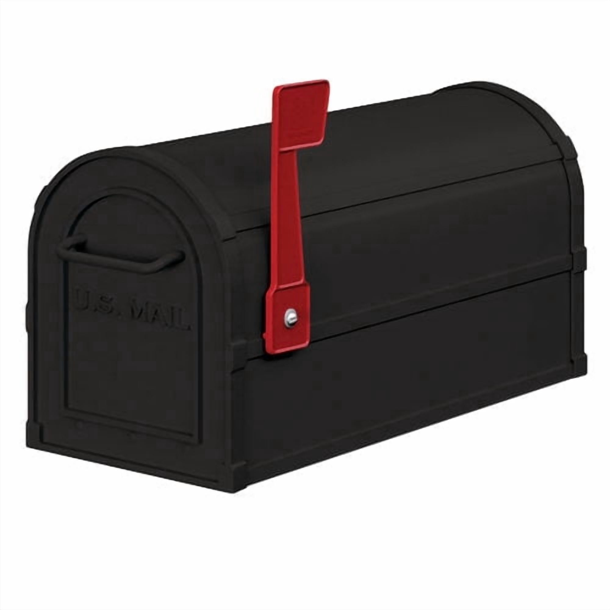 Salsbury 4800 Series Heavy Duty Rural Mailbox, White, Aluminum
