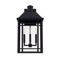 thumbnail image 3 of Capital Lighting-927131BK-Braden - Three Light Outdoor Wall Lantern Black Finish with Clear Glass, 3 of 4