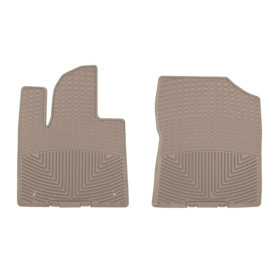 WeatherTech All-Weather Floor Mats compatible with 2021-2023 Hyundai Santa Fe - 1st Row (Driver & Passenger), Tan