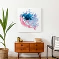 thumbnail image 4 of Creative Products Navy Pink and Blue Brush Strokes 24 x 24 Canvas Wall Art, 4 of 5