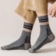 thumbnail image 5 of Calcetines de invierno para hombre, de forro polar de color, cálidos, desodorantes y absorbentes del sudor, de poliéster y algodón., 5 of 6