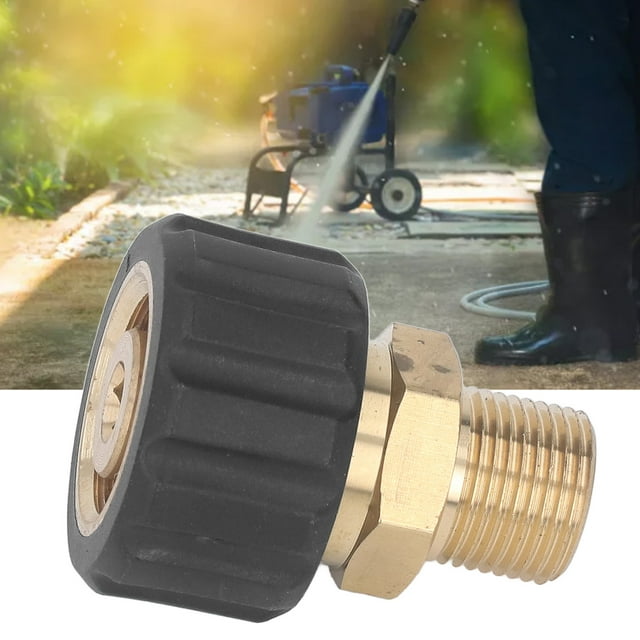 Adaptador de Lavadora A Presión, Dispositivo de Conexión de 5000 PSI Kit de Conexión Rápida para Lavadora A Presiónidos Accesorios Para Lavadora Eléctrica Construccióne