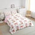 thumbnail image 4 of Manfei Bowknot Boot Queen Comforter Set, Fashion Hippie Cowgirl Bedding Comforter Set, 4 of 7