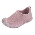 thumbnail image 1 of PMVFHDE Espadrilles pour Enfants Filles Espadrilles Respirantes en Maille Décontractées Roses, 5 Ans, 1 of 5