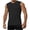 Black, variant on Men's Ribbed Tank Top Undershirts Moisture Wicking Breathable, Fitted Ruglar Fit T Shirts for Men Size 4XL White