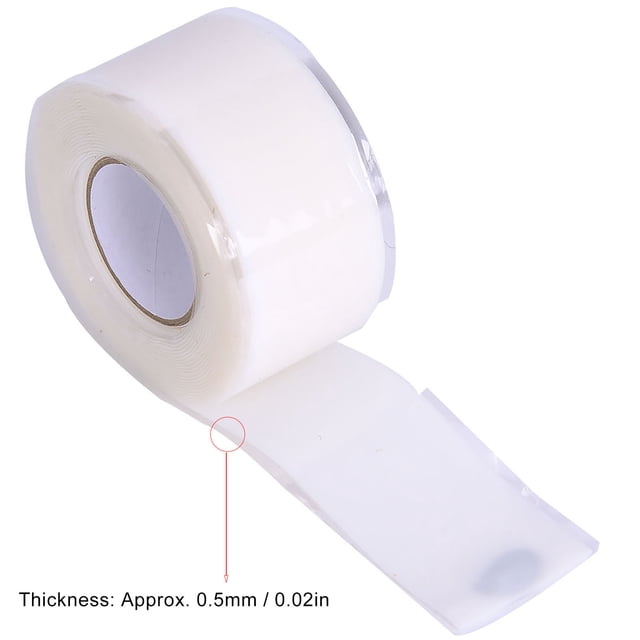 Adhésif Fort Résistant à l'Eau, Ruban de Réparation, Blanc Ou Rouge 3 cm X 300 cm, avec 100 %, Convient aux Tuyaux en PVC, Tuyaux en PRP, Tuyaux en Métal, Tuyaux de Coulée en Fer, Tuyaux en Plastique Dur,