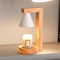 thumbnail image 2 of candle warmer lamp,electric candle warmer burner for scented ,candle warmer heat lamp farmhouse,candle candle powered heater, candle warmer lamp candle White, 2 of 8