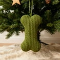 thumbnail image 5 of Dog Christmas Stocking 16 Inch Knit Christmas Stocking for Dogs Cats Pets, Bone Shape Large Pet Stockings Hanging Fireplace Holiday Decor for Pet Family, 1PC, 5 of 5